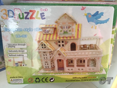 บ้านยุโรปวินเทจ 3D puzzle